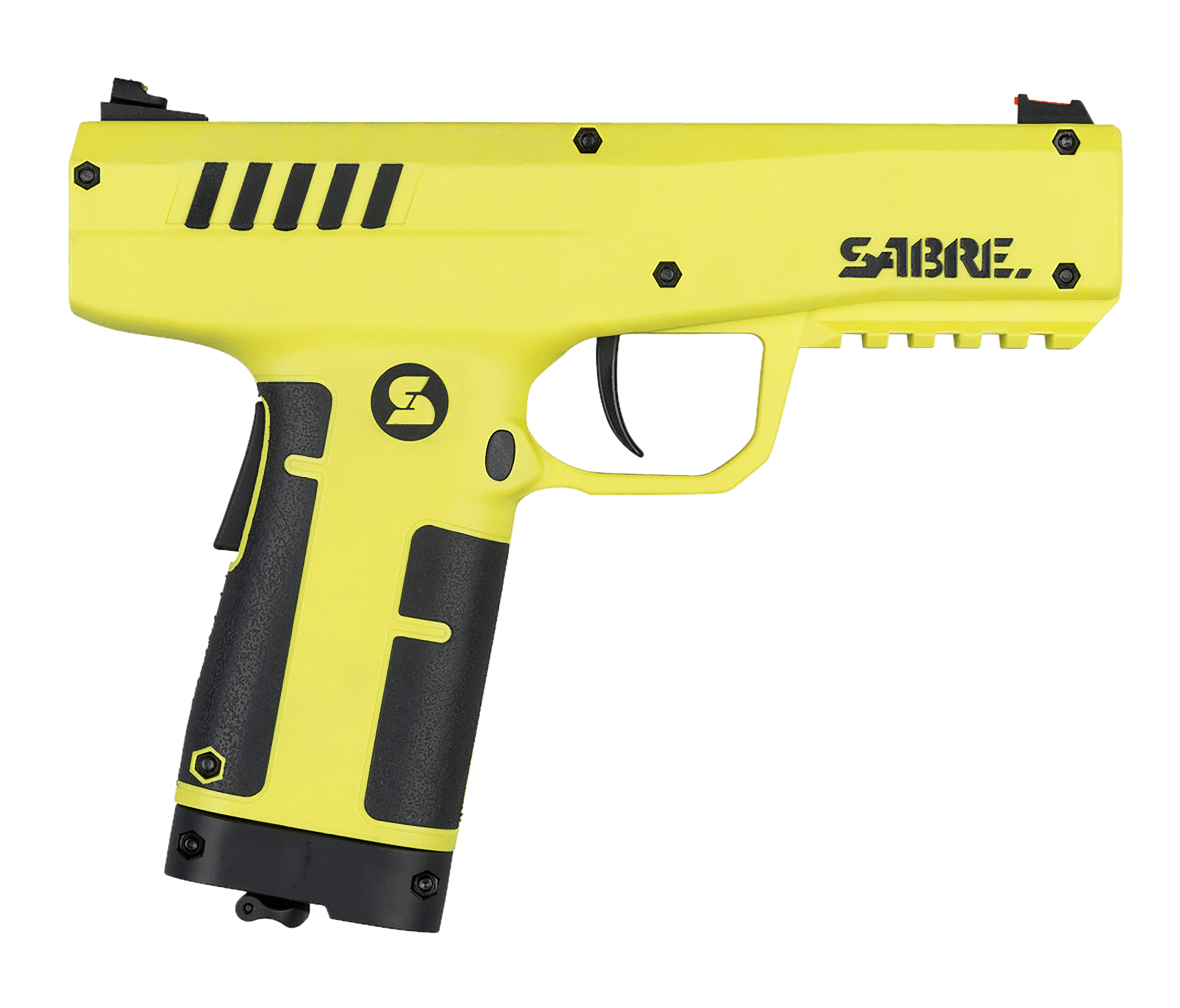 Sabre SLP1C Compact Pepper Projectile Launcher Range 175ft Black/Yellow