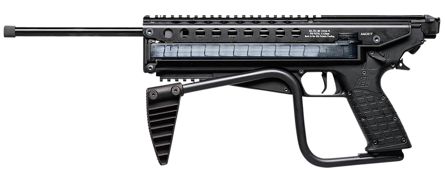 Kel-Tec R50BLK R50 5.7x28mm 50+1 16.10" Threaded Barrel Black Receiver & Polymer Grip Side-Folding Stock Adjustable Sights QD Sling Mount - Image 2