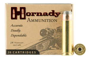 Hornady 9252 Custom 500S&WMag 500gr Hornady XTP Flat Point 20rd Box