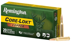 Remington Ammunition R27856 Core-Lokt Copper 243 Win 85 gr Copper Hollow Point 20rd Box