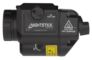 Nightstick TCM10GL Compact Weapon-Mounted Light with Green Laser Black Anodized 650 Lumens White Light