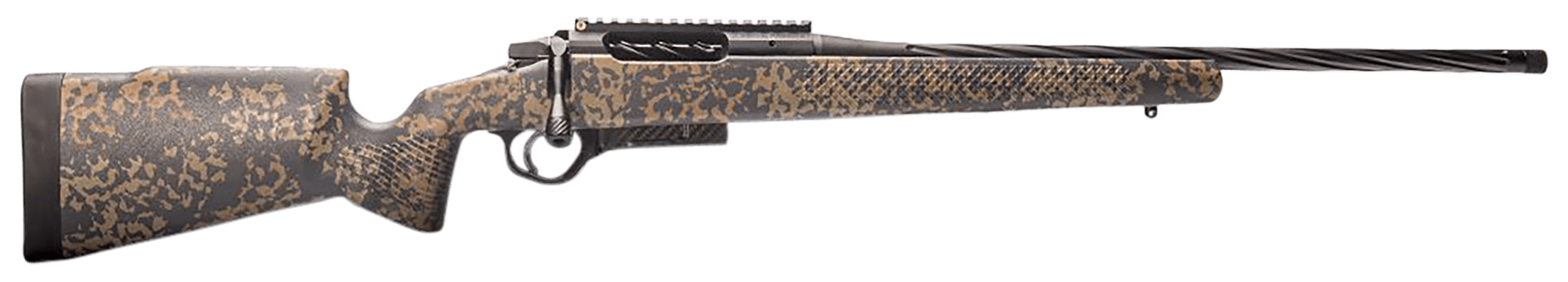 Seekins Precision 0011710069DS Havak Element Full Size 6.5 Creedmoor 3+1 21" Bead Blasted Black Fluted/Threaded Barrel Black 20 MOA Rail w/Bubble Level Stainless Steel Receiver Desert Shadow Camo Fixed Synthetic Stock