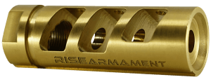 Rise Armament RA701223TIN RA-701 Gold Nitride Titanium with 1/2"-28 tpi Threads for 22 Cal