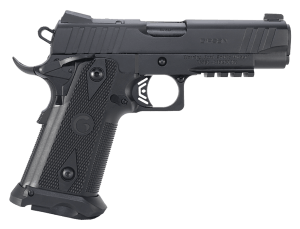 Girsan 395010 Witness2311 10mm Auto 15+1 4.25" Black Steel Barrel Black Serrated Black Polymer Frame w/Beavertail & Picatinny Rail Black Checkered Polymer Grip Ambidextrous