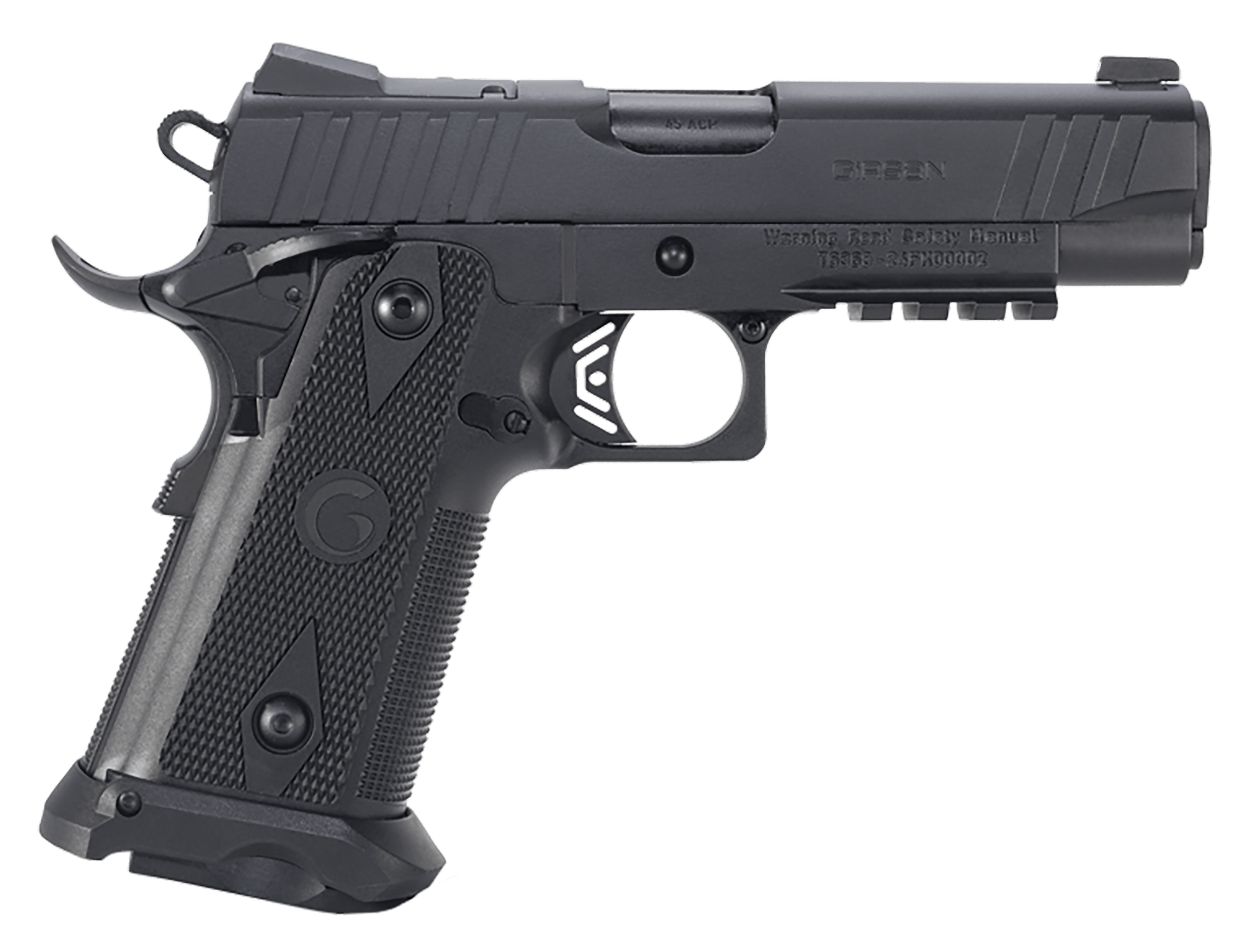 Girsan 395010 Witness2311 10mm Auto 15+1 4.25" Black Steel Barrel Black Serrated Black Polymer Frame w/Beavertail & Picatinny Rail Black Checkered Polymer Grip Ambidextrous