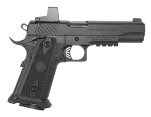 Girsan 395020 Witness2311 9mm Luger 17+1 5" Black Steel Barrel Black Optic Ready/Serrated Steel Slide Black Polymer Frame w/Beavertail & Picatinny Rail Black Checkered Polymer Grip Ambidextrous
