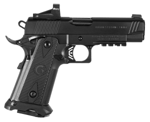 Girsan 395030 Witness2311 9mm Luger 17+1 4.25" Black Steel Barrel Black Serrated Steel Slide Black Polymer Frame w/Beavertail & Picatinny Rail Black Checkered Polymer Grip Ambidextrous