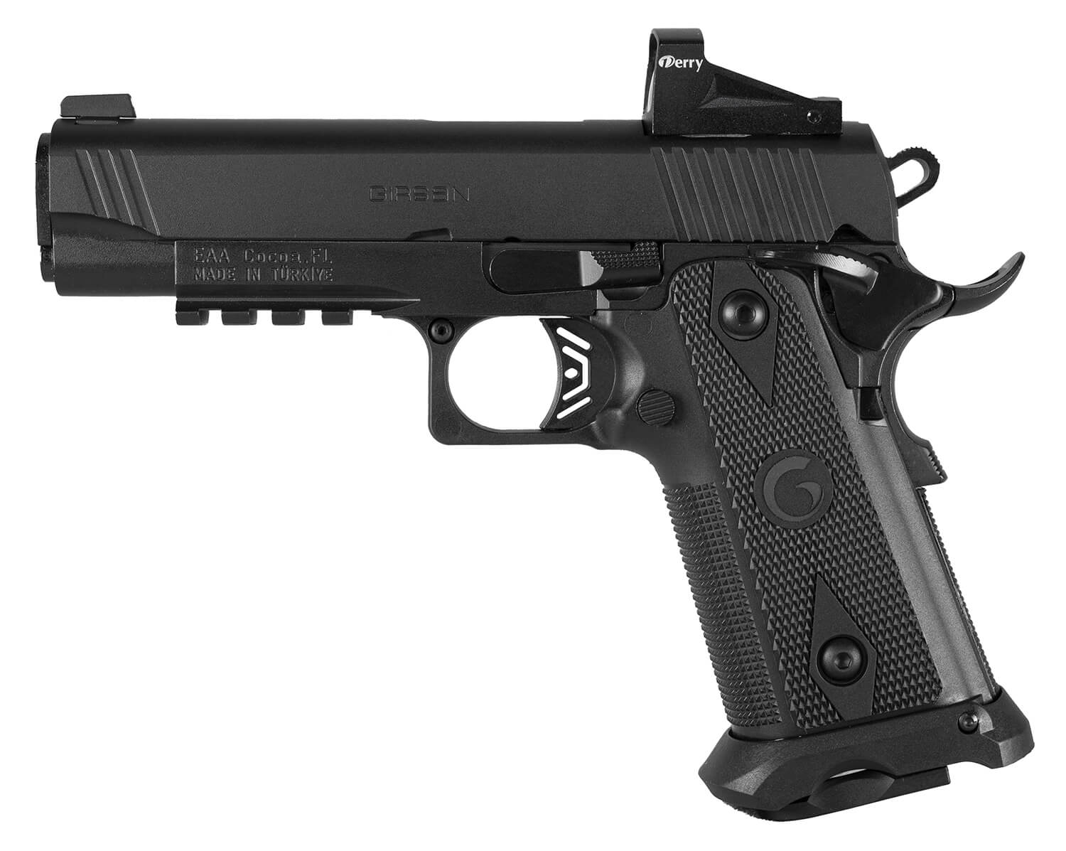 Girsan 395030 Witness2311 9mm Luger 17+1 4.25" Black Steel Barrel Black Serrated Steel Slide Black Polymer Frame w/Beavertail & Picatinny Rail Black Checkered Polymer Grip Ambidextrous - Image 2