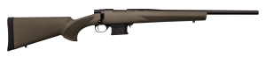 Howa HMA60804G M1500 Mini Action Compact 6mm ARC 5+1 20" Black Steel Barrel Black Drilled & Tapped Steel Receiver OD Green Fixed HTI Synthetic Stock Right Hand