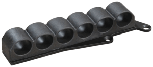 ADAPTIVE TACTICAL AT06000R Receiver Mounted Shell Carrier 6rd Non-Glare Black Synthetic Rubber Fits Remington 870/1100/11-87 12 Gauge