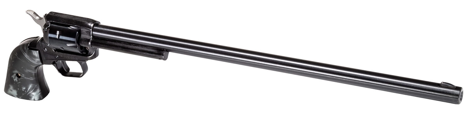 Heritage Mfg RR22B16BLKPRL Rough Rider 22 LR 6 Shot 16" Black Oxide Steel Barrel Black Oxide Zinc Alloy Frame Black Oxide Cylinder Black Pearl Grip Manual Safety - Image 3