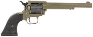 Heritage Mfg RR22T6 Rough Rider 22 LR 6 Shot 5.50" OD Green Cerakote Barrel OD Green Cerakote w/Black Accents Frame Black Cerakote Cylinder Black Star Polymer Grips