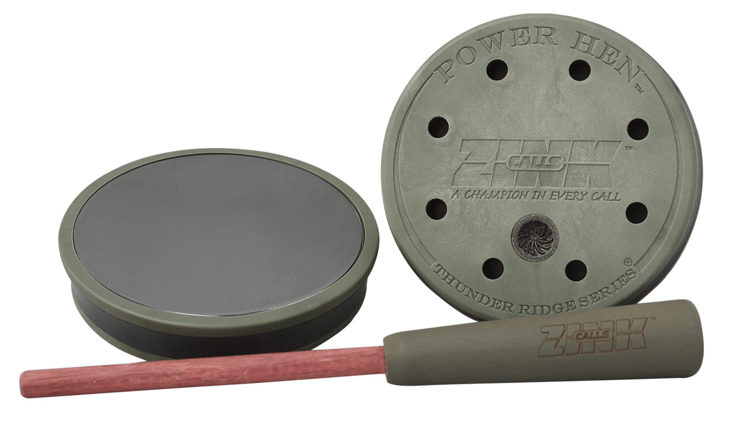 ZINK ZNKZNK303 Thunder Ridge Friction Call Turkey Sounds Green/Purple Wood/Slate