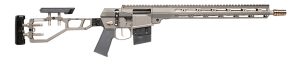 Q LLC MINIFIX55616INGRAY Mini Fix 5.56x45mm NATO 16" Tapered Barrel Gray Fully Adjustable Folding Stock Magpul K Grip 15" Q-Sert Handgaurd AR/M4 Style Mag Cherry Bomb Brake Ambi Controls