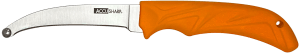 AccuSharp 734C AccuZip 4" Fixed Plain Stainless Steel/ Blade Blaze Orange Ergonomic Anti-Slip Rubber Handle