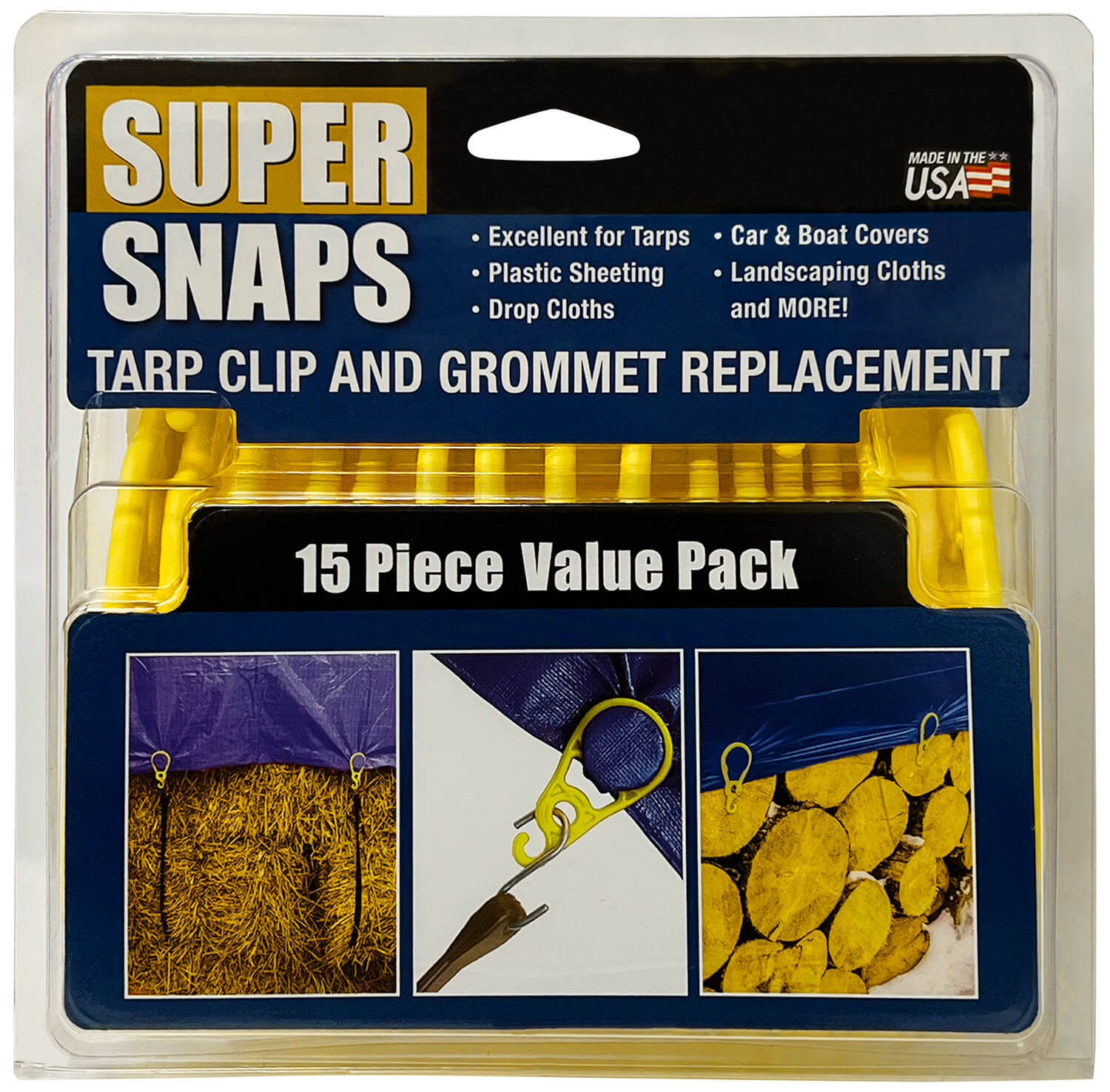 AccuSharp 1007C Super Snaps Yellow 8.80" Long 15 Pack - Image 2