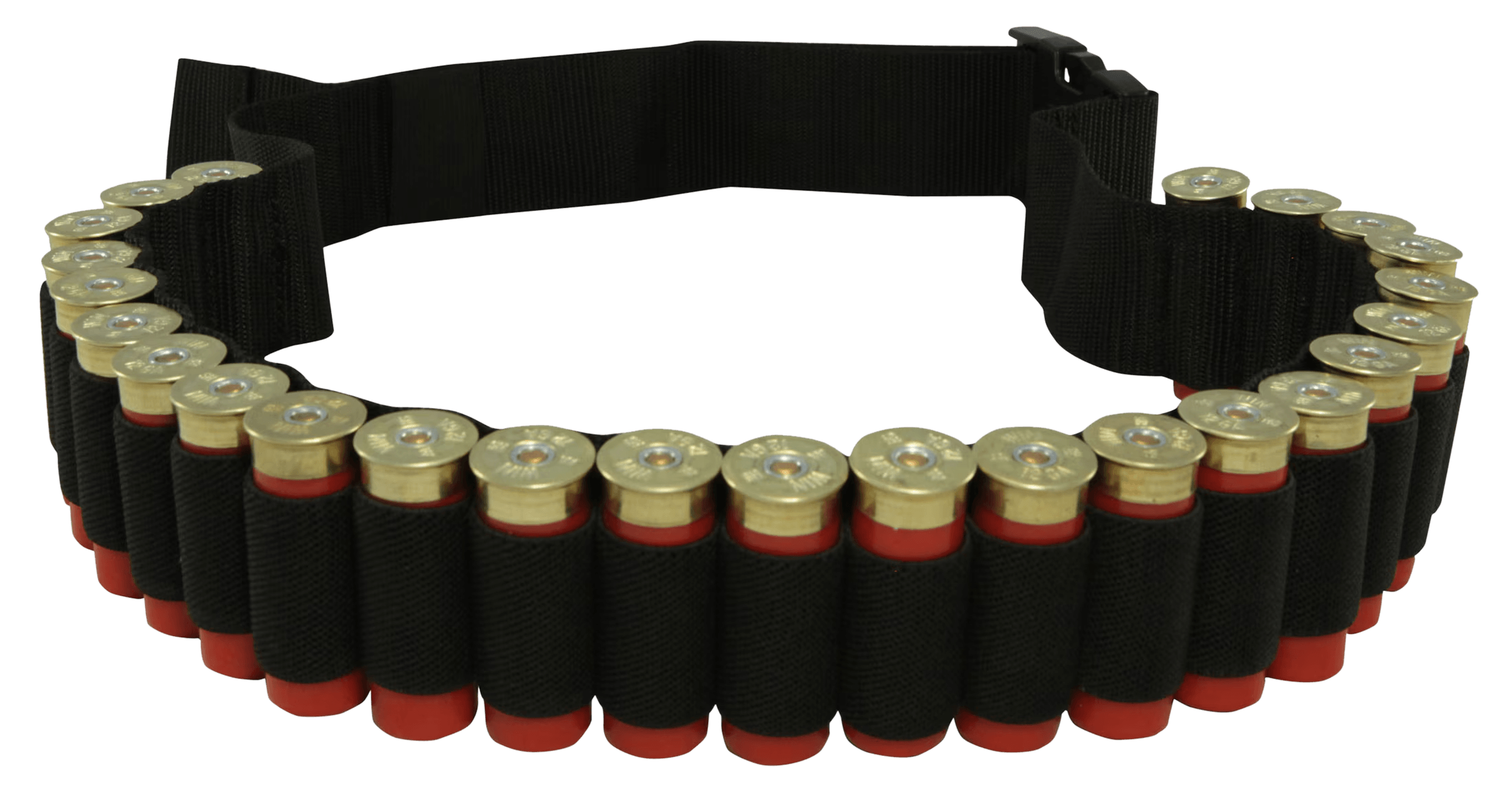 Hunters Specialties 00680 Shotgun Shell Belt 25rd Capacity Black Nylon