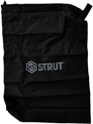 HS Strut STR07604 Decoy Bag  Black Mesh Holds 3-4 Turkey Decoys Features Orange Safety Flag