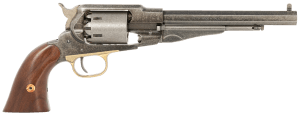 Pietta PF58OW448 1858 Old West 44 Cal 8" 6rd Old Silver Frame Cylinder & Barrel Walnut Grip