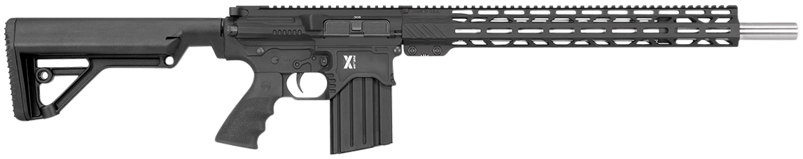 Rock River Arms XBT31521 LAR-BT3 Varmint 308 Win 20+1 20" Stainless Bull Barrel Black Billet Rec 17" M-LOK Handgaurd OEM NSP-2 Carbine Stock Hogue Overmolded Grip