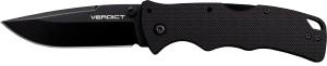 Cold Steel CSFLC3SP10A Verdict 3" Folding Spear Point Plain Black Matte AUS-10A SS Blade/Black G10 Handle Includes Belt Clip