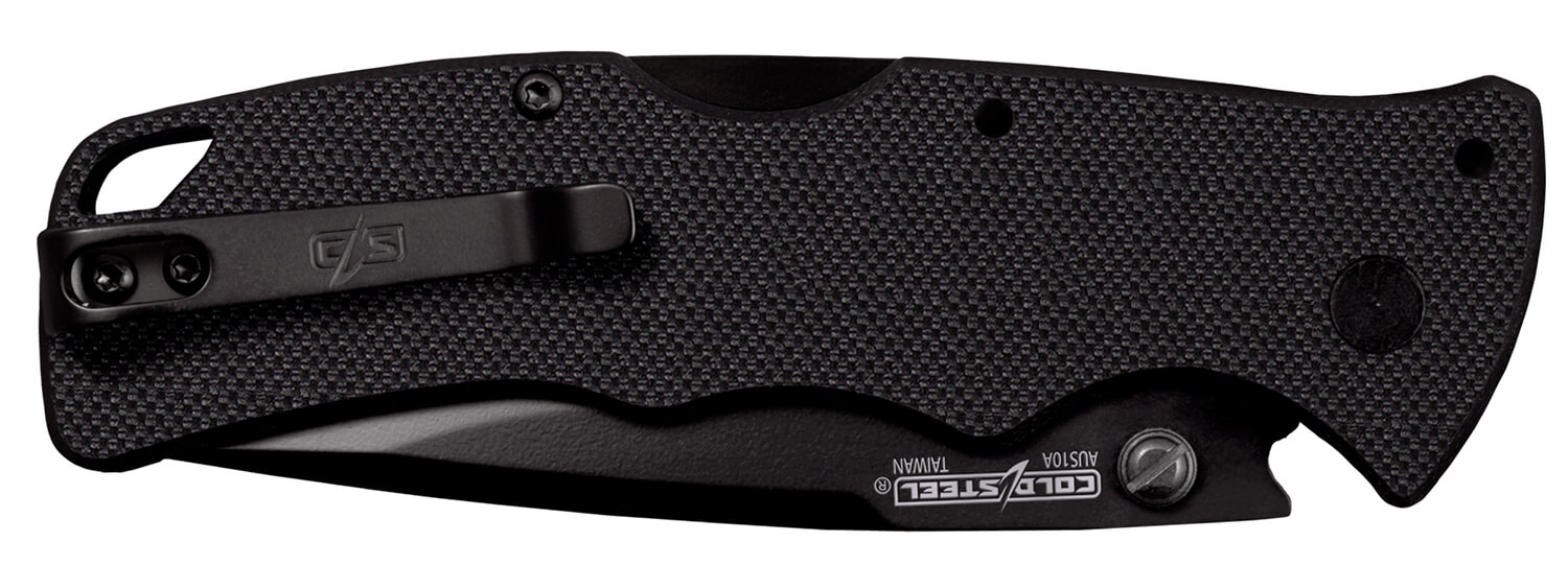 Cold Steel CSFLC3SP10A Verdict 3" Folding Spear Point Plain Black Matte AUS-10A SS Blade/Black G10 Handle Includes Belt Clip - Image 2