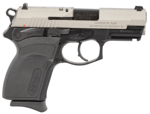 Bersa TPR45CDT TPRC Compact Frame 45 ACP 7+1 3.50" Black Steel Barrel Nickel Cerakote Serrated Steel Slide Matte Black Aluminum Frame w/Picatinny Rail Ambidextrous