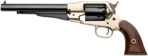 Pietta PF58BR448 1858 Army 44 Cal 8" 6rd Brass Frame Blued & Octagon Barrel w/Walnut Grips