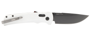 S.O.G SOG11181041 Flash AT 3.45" Folding Straight Back Plain TiNi Cryo D2 Steel Blade Concrete Gray Textured GRN Handle