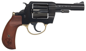 Henry H017BDM Big Boy 38 Special/357 Mag 6 Shot 4" Blued Round Steel Barrel Polished Blued Steel Frame w/Birdshead Walnut Grip