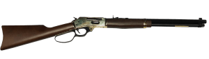 Henry H009BGL Side Gate Full Size 30-30 Win 5+1 20" Blued Steel Barrel Polished Brass Receiver Fixed American Walnut Wood Stock