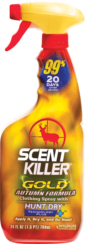 Wildlife Research 1275 Scent Killer Gold Autumn Formula Odor Eliminator 24 oz Trigger Spray