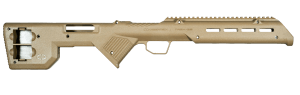 Desert Tech TRK22FDE TREK-22 Rifle Chassis Flat Dark Earth Synthetic Fixed Bullpup Fits Ruger 10/22 26.75" OAL