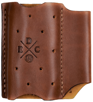 1791 Gunleather ACDUOCHNA EDC Action Clip Duo OWB Chestnut Leather Belt Clip Ambidextrous