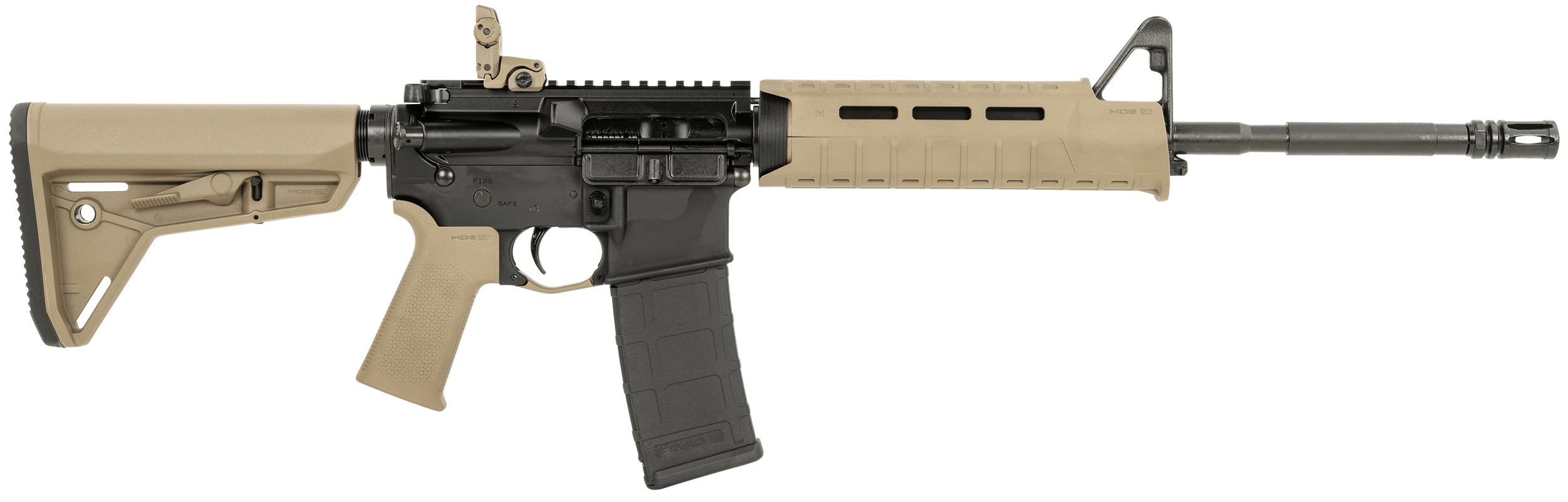 Colt Mfg CR6920MPSFDE M4 Carbine 5.56x45mm NATO 30+1 16.10" Black Rec FDE Magpul Furniture SL Carbine Stock & Grip Vertical Grip MBUS Rear Sight