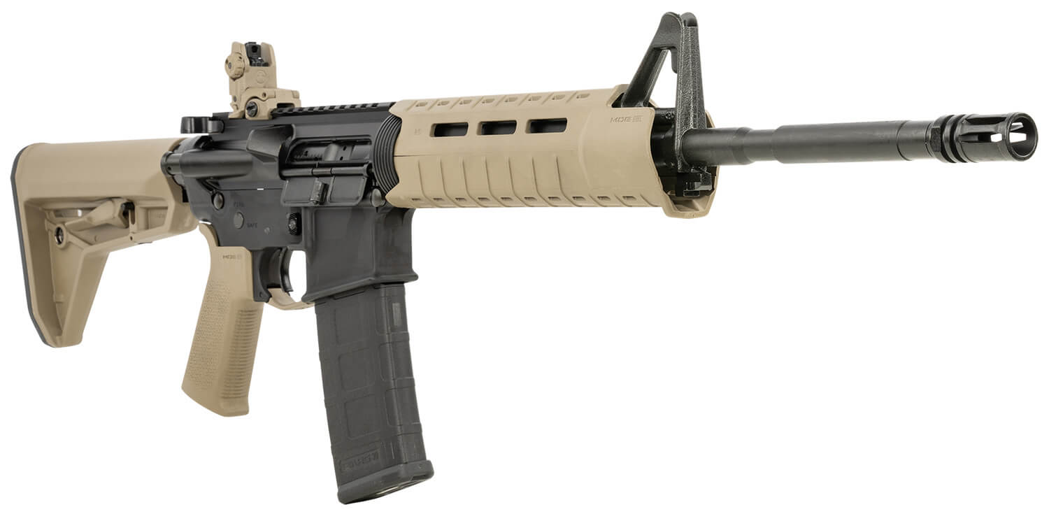Colt Mfg CR6920MPSFDE M4 Carbine 5.56x45mm NATO 30+1 16.10" Black Rec FDE Magpul Furniture SL Carbine Stock & Grip Vertical Grip MBUS Rear Sight - Image 3