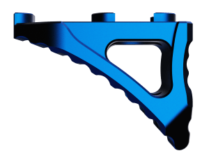 Rise Armament RA030BLU Micro Hand Stop Skeletonized Patriot Blue Aluminum for M-LOK Handgaurd