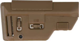B5 Systems CPS1306 Precision Coyote Brown Synthetic Adjustable with Cheek Riser Fits AR-Platform
