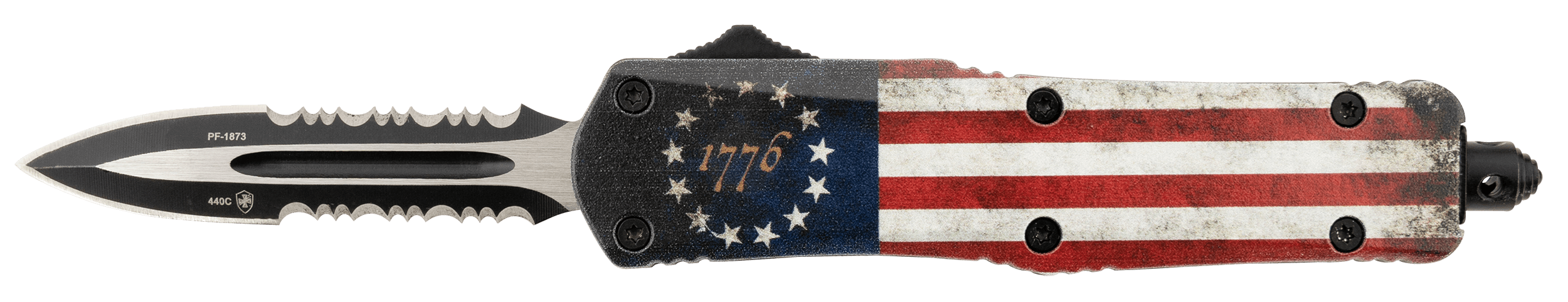 Templar Knife SBRF431 Betsy Ross Flag Small OTF Dagger Plain