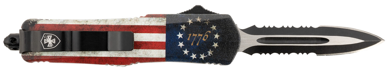 Templar Knife SBRF431 Betsy Ross Flag Small OTF Dagger Plain - Image 2