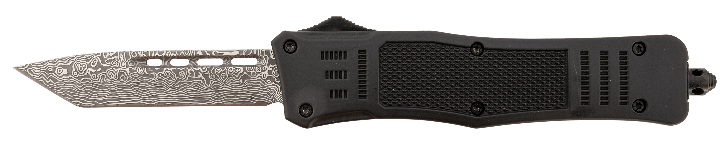 Steel River Knives T618BDT Spartan Medium 3.25" Tanto Plain Black/Silver 440C SS Blade/ 4.50" Black Aluminum Zinc Alloy Handle