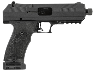 Hi-Point JHP45G2 JHP Gen2 45 ACP 9+1 4.50" Black Steel Threaded Barrel Black Powder Coated Serrated Steel Slide Black Polymer Frame w/Picatinny Rail Black Polymer Grip