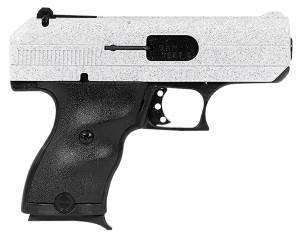 Hi-Point 916WHSP C9 9mm Luger 8+1 3.50" Black Steel Barrel Hydro-Dipped White Sparkle Serrated Slide Black Polymer Frame Black Polymer Grips