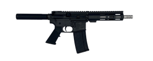 Great Lakes Firearms GL15223SSPBLK AR-15 223 Wylde 30+1 7.50" Stainless Threaded Barrel 7.13" M-LOK Handguard Black Cerakote Aluminum Picatinny Rail Receiver Black Synthetic Buffer Tube Mil-Spec Grip Right Hand