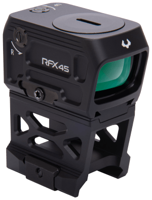 Viridian 9810052 RFX45 Pro Black | 24 x 15.5mm 5 MOA Green Dot Reticle