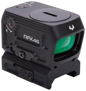Viridian 9810059 RFX45 Closed Emitter Green Dot Sight Black | 24 x 15.5mm 5 MOA Green Dot