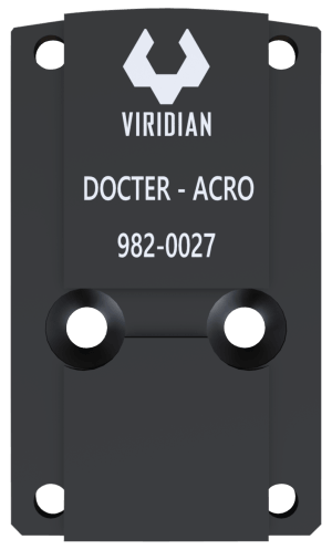 Viridian 9820027 RFX45 Docter Mounting Adapter Black Anodized