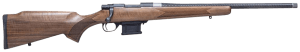 Howa HWHCF6ARC M1500 Mini Action Hunter 6mm ARC 5+1 20" Black Carbon Fiber Wrapped Barrel Black Drilled & Tapped Steel Receiver Walnut Fixed Stock Right Hand