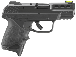 Ruger 3854 Security-380 *MA Compliant 380 ACP 10+1 (3) 3.42" Black Oxide Barrel Black Serrated Steel Slide Black Polymer Frame w/Accessory Rail Hogue Grip