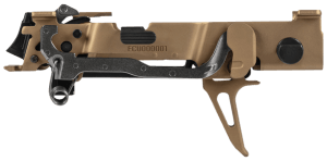 Sig Sauer 8900160 P320 Custom Works Fire Control Unit *FFL Item (FCU Only) 9mm Luger/40 S&W/357 Sig Gold Nitride Titanium Frame & Flat Face Skeletonized Trigger Fits Sig P320 Parts